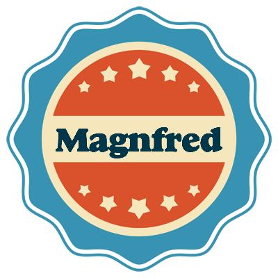 Magnfred labels logo