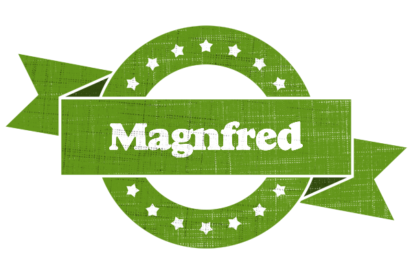 Magnfred natural logo