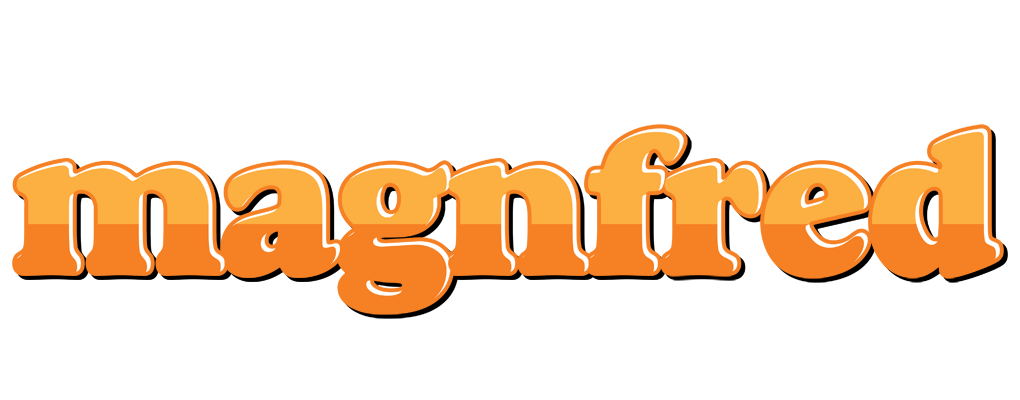 Magnfred orange logo