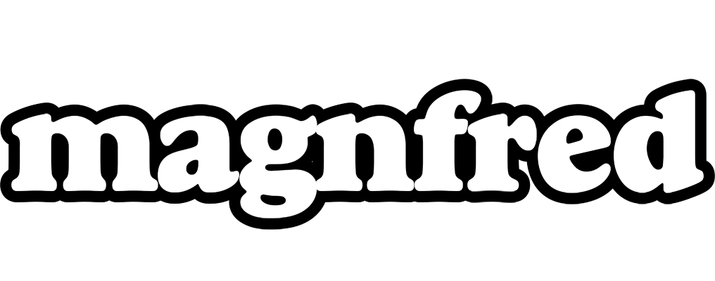 Magnfred panda logo