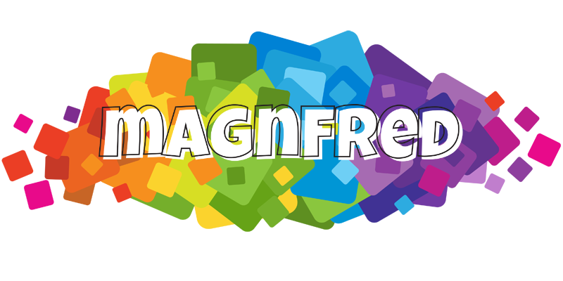 Magnfred pixels logo
