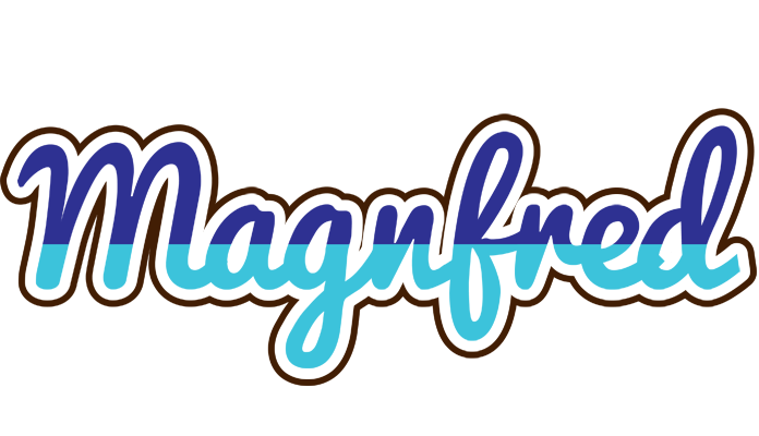Magnfred raining logo