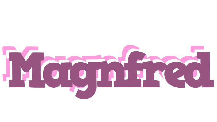 Magnfred relaxing logo