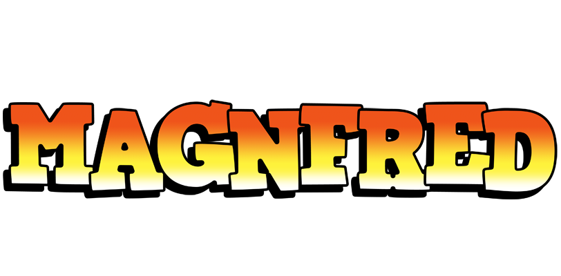Magnfred sunset logo