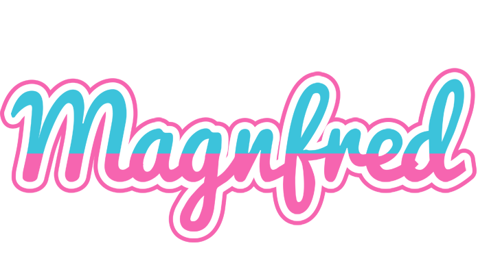 Magnfred woman logo