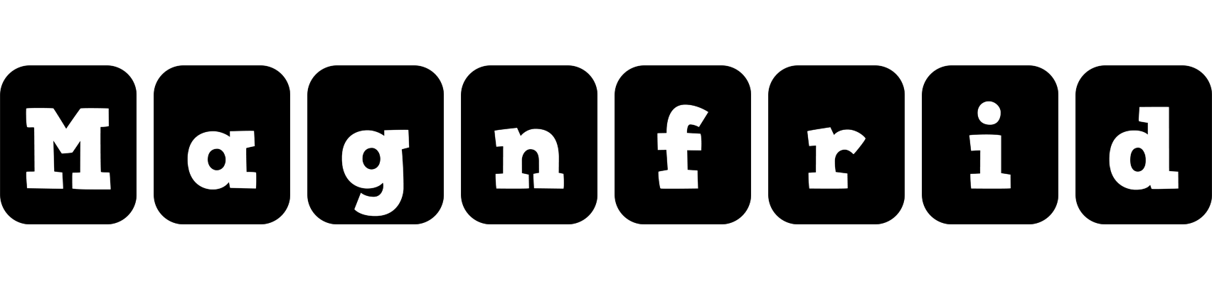 Magnfrid box logo