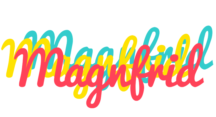 Magnfrid disco logo