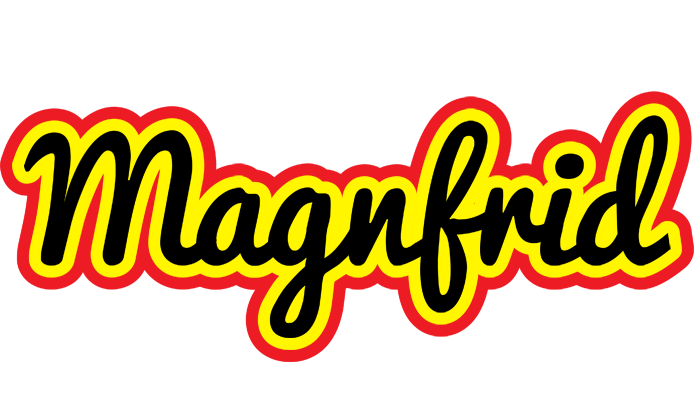 Magnfrid flaming logo