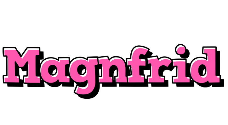 Magnfrid girlish logo