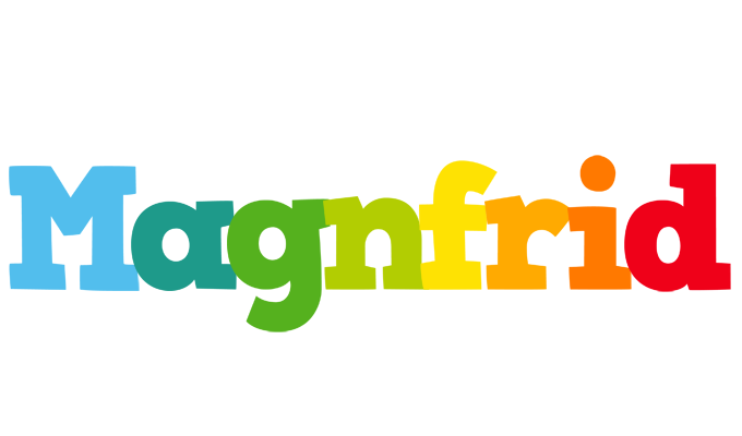 Magnfrid rainbows logo
