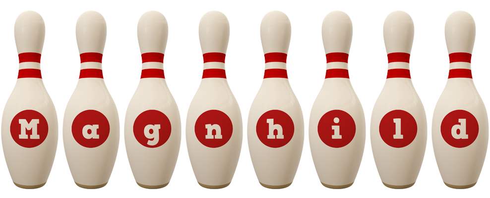 Magnhild bowling-pin logo