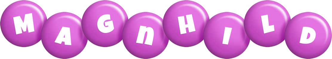 Magnhild candy-purple logo