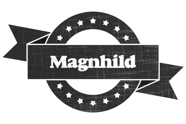 Magnhild grunge logo