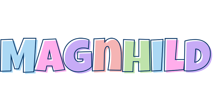 Magnhild pastel logo