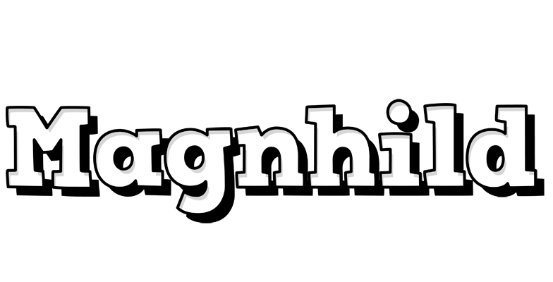 Magnhild snowing logo