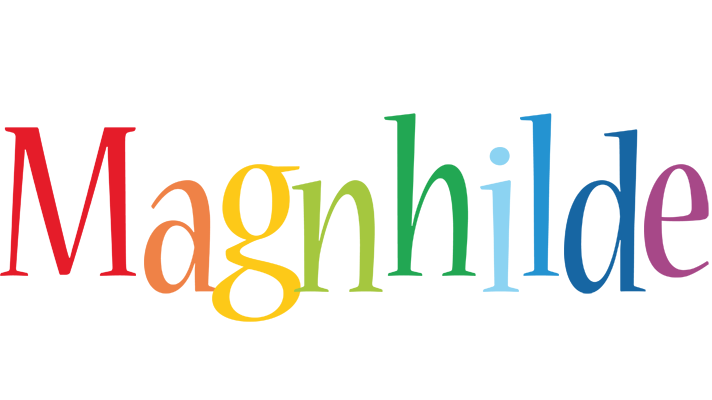 Magnhilde birthday logo