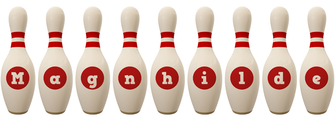 Magnhilde bowling-pin logo