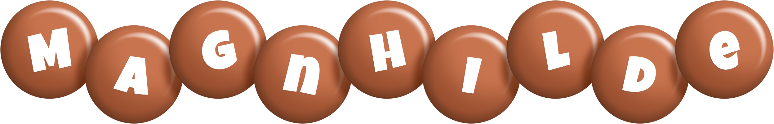 Magnhilde candy-brown logo