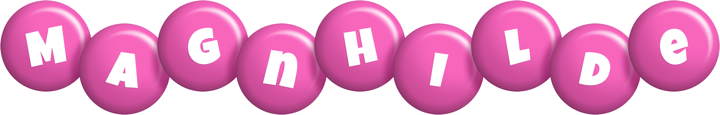 Magnhilde candy-pink logo