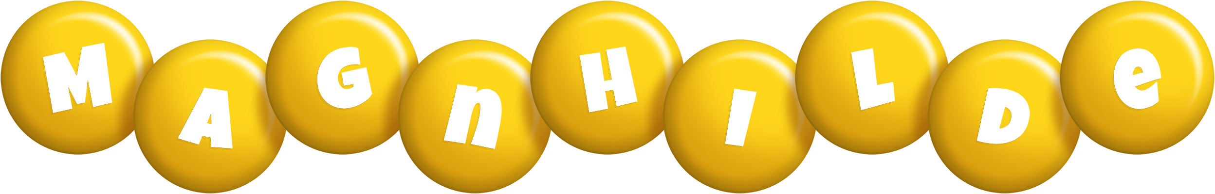 Magnhilde candy-yellow logo
