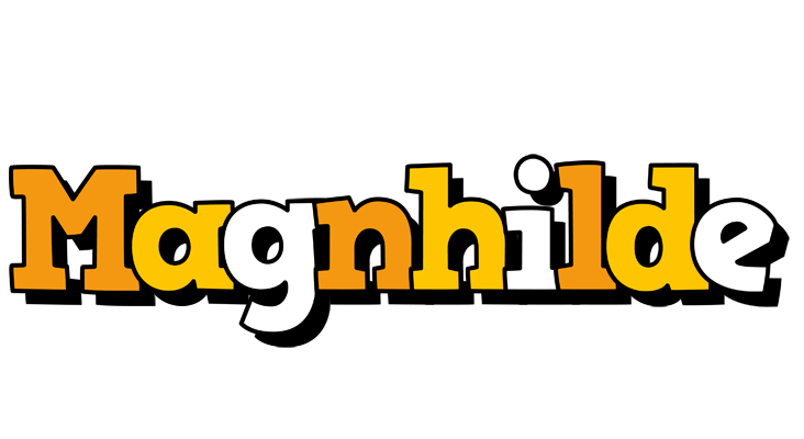 Magnhilde cartoon logo