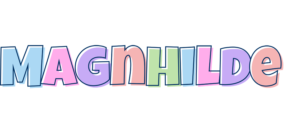 Magnhilde pastel logo