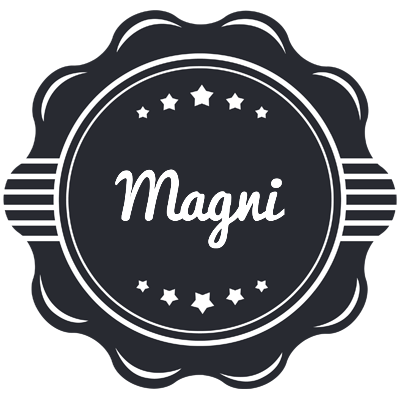 Magni badge logo
