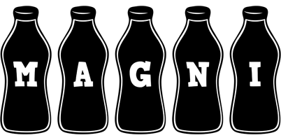 Magni bottle logo