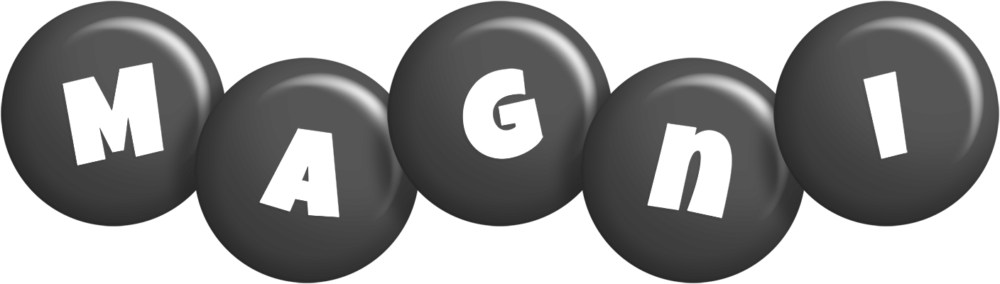 Magni candy-black logo