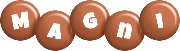 Magni candy-brown logo