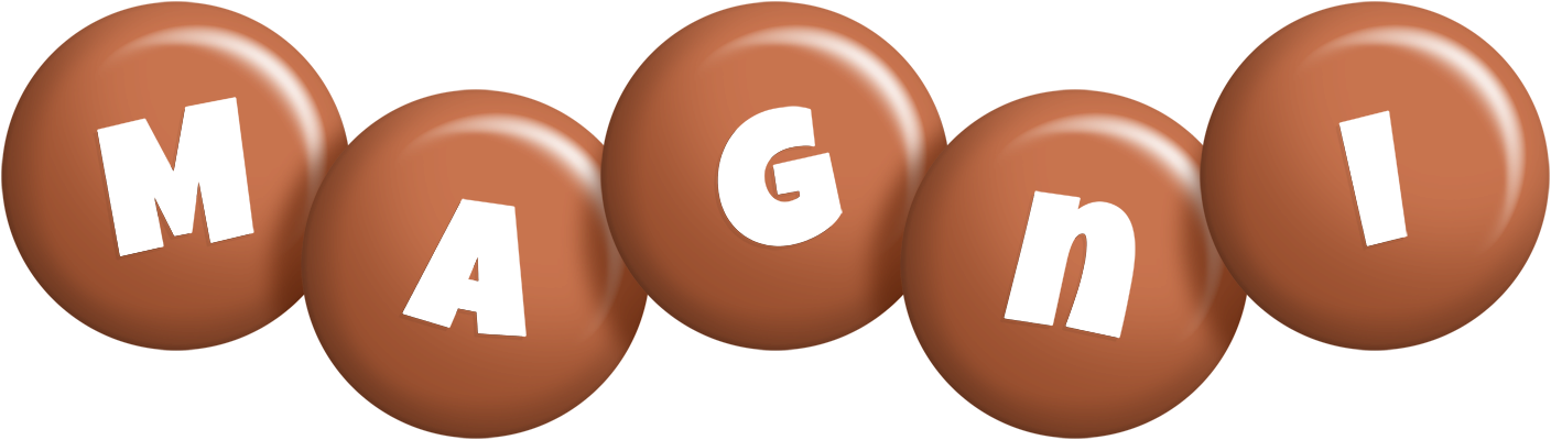 Magni candy-brown logo