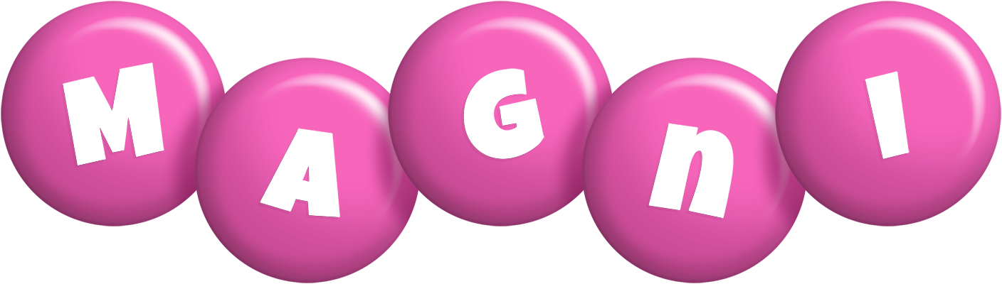 Magni candy-pink logo