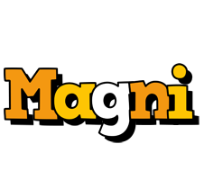 Magni cartoon logo