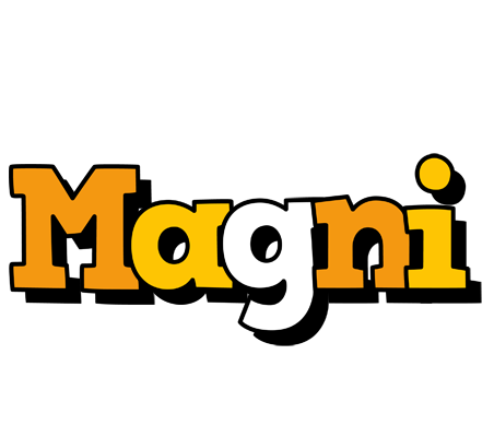 Magni cartoon logo
