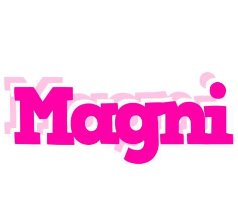 Magni dancing logo
