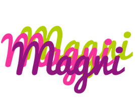 Magni flowers logo