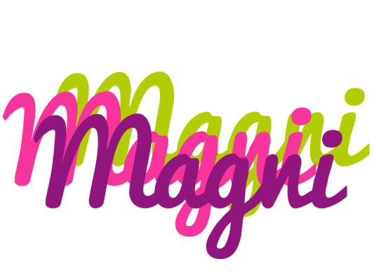 Magni flowers logo