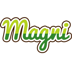 Magni golfing logo