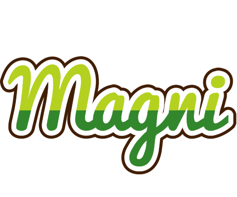 Magni golfing logo