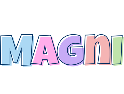 Magni pastel logo