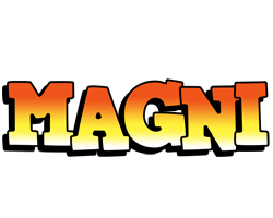 Magni sunset logo