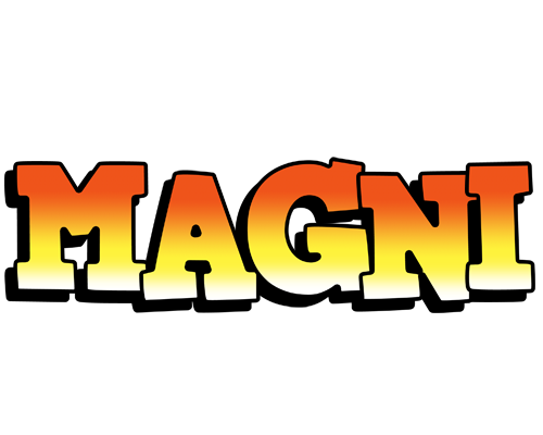 Magni sunset logo