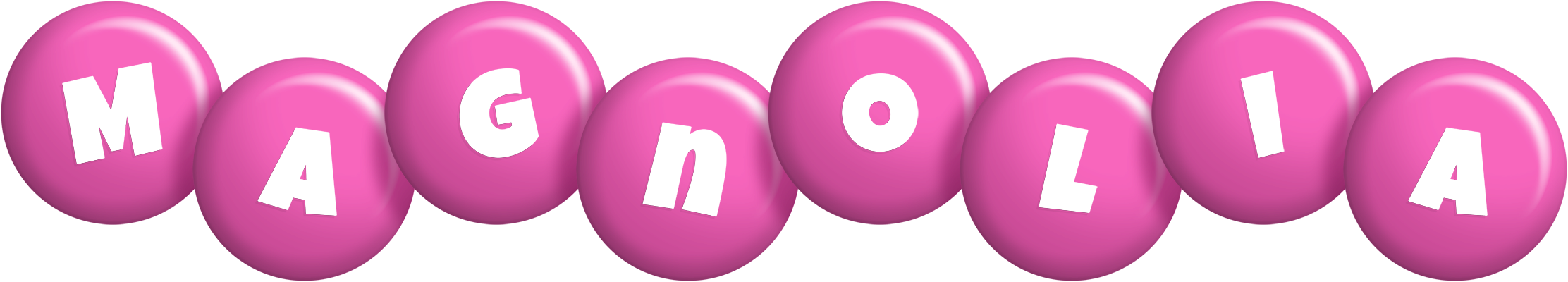 Magnolia candy-pink logo