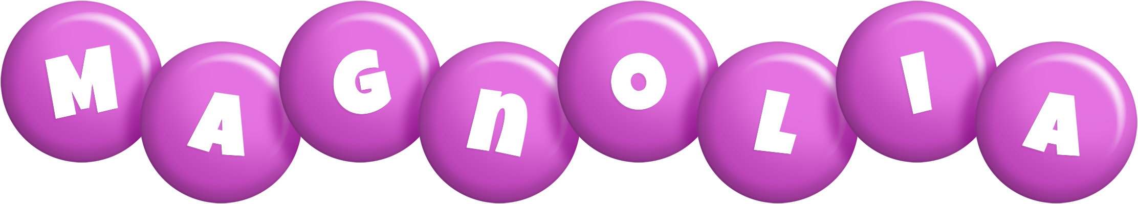 Magnolia candy-purple logo