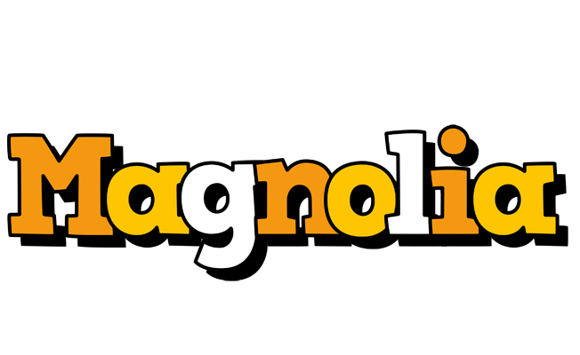 Magnolia cartoon logo