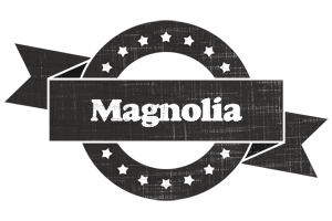 Magnolia grunge logo