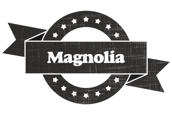 Magnolia grunge logo