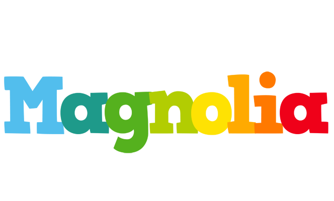 Magnolia rainbows logo