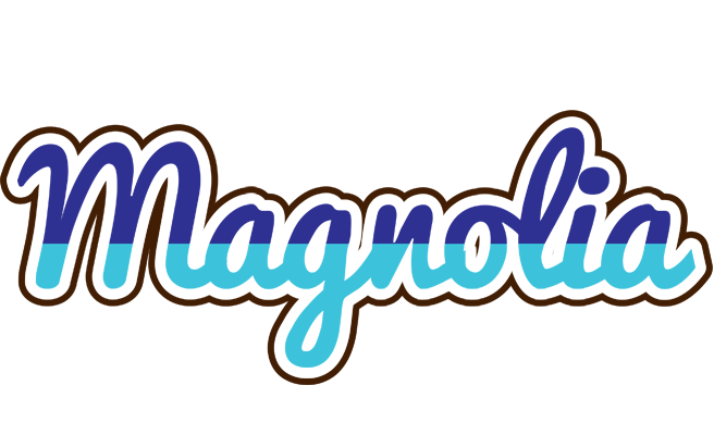 Magnolia raining logo