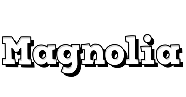 Magnolia snowing logo